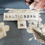 Baltic Born Sicily Satin Blue Floral Maxi Dress size XL $79 Photo 12