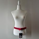 Disney Mickey Mouse Ears Buckle Belt Red Size M NWT Photo 1
