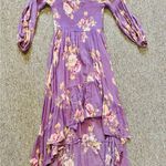 Altar'd State The Altered State Off Shoulder Dress in Lavender Floral, Size S Photo 0