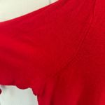J. Jill Vibrant Red Knit Cotton Blend Tunic Shirt Size undefined Photo 2