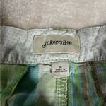 st. john's bay  Plaid Bermuda Shorts in Green Tan Blue Photo 1