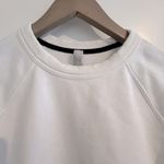 Athleta Sweatshirt White Black Size XS Photo 5