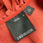 C/MEO COLLECTIVE Slow Down Ruffled Dress Rust Red Sz XS Photo 8