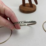 Gold and Silver Tone Bangle Set, trio, feminine, bracelet, casual, dressy, summe Multiple Photo 8