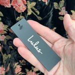 Lulus NWT Evenings With You Black Floral Asymmetrical Velvet Dress Size Large Photo 5