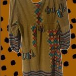 Aryeh by Anthropology Argyle Scottie Dog Designed Dress - Size Large Photo 2