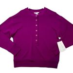 Athleta NWT  Balance Henley Sweatshirt Photo 2