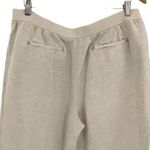 JM Collection  Womens Drawstring‎ Elastic Waist Trouser Ankle Pants Cream XL Photo 3