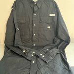 Columbia  PFG Men’s Black Utility Shirt Photo 0