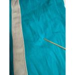 Lululemon  Halter Top Tank Athletic Teal Blue White Built In Bra Size 8 no‎ pad Photo 2