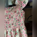 Tuckernuck Smocked floral Nap dress midi embroidered tiered ruffle flutter hill house Photo 6