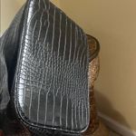 Who What Wear  Black Croc-Embossed Tote Photo 2
