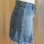 Forever 21 Mini Light Blue Jean Skirt Front Button Closure Back Pockets SZ XS Photo 2