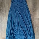 Rachel Pally  Blue Striped Maxi Skirt XS | Modal Stretch Boho Chic Y2K Photo 0
