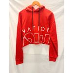 P.E‎ Nation Restart Hoodie Small Gym Athletic Relaxed Casual Athleisure Running Red Photo 2