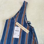 Salt Water Luxe Indigo Stripped Summer Women Top Size Small Blue Photo 11