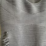 Aura  Gray Ruched Sheath Midi Dress Photo 4