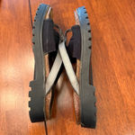 Naot Orion Black Silver‎ Stretch Thong Sandals Israel Size 7/38 Photo 9