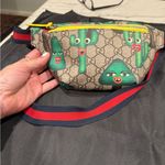 Gucci GG Supreme Monogram Smiling Plants Belt Bag Multicolor Photo 2