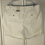 Style & Co NWT Womens White Roll Tab Bermuda Shorts 20W 20 Photo 1