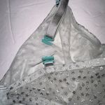 Victoria's Secret Sexy Tee Lace Unlined Demi Bra Mint Green Foil Stars size 36D Photo 2
