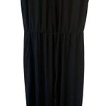 Rachel Pally Jumpsuit Womens Size Small Sleeveless V Neck Tapered Leg Black NEW Photo 2