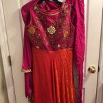 Pink & Red Indian Dress 3 Photo 0