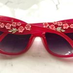 Cateye Floral Sunglasses Red Photo 5