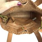 Madewell The Small Transport Crossbody Woven Leather Satchel Purse Handbag Brown Photo 4