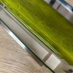 Dion Lee Corner Cut Out Shoulder Bag Italian Calfskin Lime Green Silver Chain Photo 6