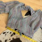 Majorelle  Gabby Crop‎ Top Rainbow Open Back size Extra Small Photo 8