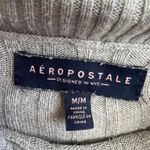 Aeropostale  Ribbed Turtleneck Sweater Y2K 2000s Casual Indie Sleaze Gray Medium Photo 2