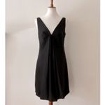 Calvin Klein Black Cocktail Dress 6 Retro 20s Minimalist Y2K  Formal Party LBD Photo 5