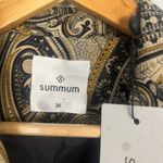 New Summum Paisley Fantasy Blazer brown tan yellow size 36 / small workwear Photo 4