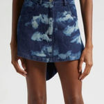 Oríré Bubi Denim Ruffle Mini Skirt Unique 6 Sustainable Nigerian African Blue Photo 0