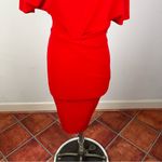 Alexia Admor Olivia One-Shoulder Sheath Dress in Red Photo 4