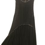 POL Sweet Summertime Relaxed Fit Washed Black Midi Dress Photo 3