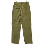 Free People  NWT Ezra Cargo Pants Women’s Size 27 Green Cotton Utility Photo 1
