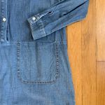 The Great  The Scout Chambray Shirt Dress Size 1 Small Photo 4