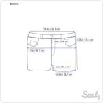 AGOLDE Womens Shorts Blue Denim Parker Vintage Cut Off Button Fly Distressed 26 Photo 9