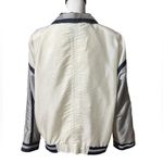 Petite Sophisticate Vintage 80s Windbreaker Jacket Woman’s Size Large Nautical Design Crest VGUC Photo 3