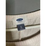 Old Navy  White Pink Waffle Knit Scoop Neck Top Size XL Photo 3