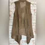 Eileen Fisher  Brown Open Knit Poncho Photo 3