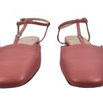 Gucci  Double GG T Strap Patent Leather Ballet Flat Pink Size 39.5 Photo 4