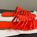 Vince  Womens Dae Strappy Toe Flat Sandals Burnt Orchid 6 M Photo 5