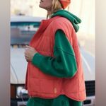 Free People NWT Movement Pippa Packable Puffer Vest in Summer Poppy Photo 1