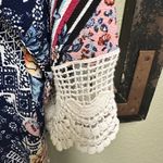 Wrangler  open front patchwork embroidered hem cardigan Photo 3