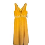 Women's Goldenrod Yellow Formal Dress Size 14 Wedding Guest Semi Photo 1