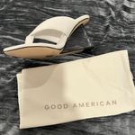 Good American White Terry Cloth Heels Photo 4
