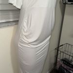 ASOS  Maternity NWT white dress woman size 8 stretchy Photo 2
